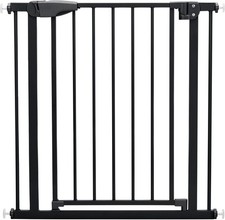 Fillikid Baby Kinder Tür Schutz Gitter AUTOCLOSE Metall schwarz 75 bis 82 cm