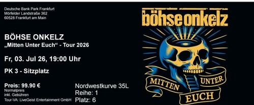 Böhse onkelz mitten unter - böhse,