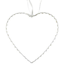 LED Herz Weiß ca. 30 cm Beleuchtung romantisch Hochzeit Raumdeko Dekoration 