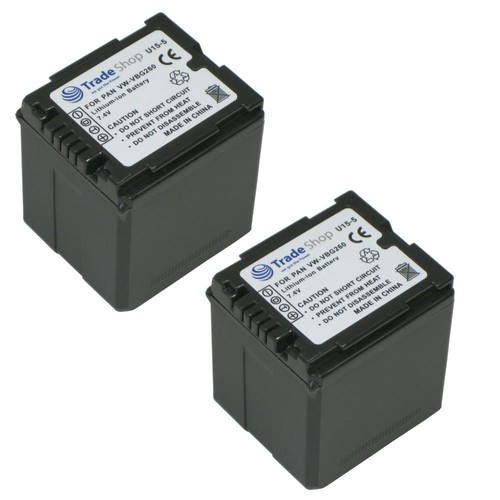 Akku für panasonic sdr h80 - 2x,