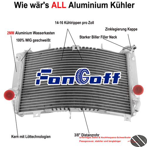 Wasserkühler kühler für - wasserkühler,