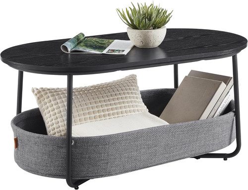 Vasagle couchtisch oval tisch - vasagle, oval,