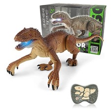Kinder LED Ferngesteuertes Dinosaurier Spielzeug Elektronik T-Rex Dino Spielzeug