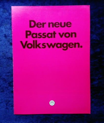Passat typ b prospekt - passat,, b,
