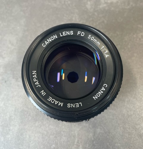 Canon lens 50mm - fd, |