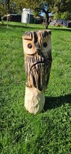 Eule Holz Skulptur Carving