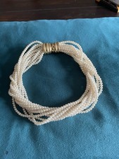 12 reihiges Collier o. a