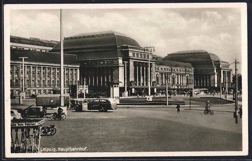 Ansichtskarte leipzig bus und - ansichtskarte,