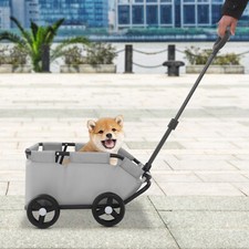 Grau Hundewagen Faltabar