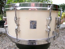 Vintage Olympic DeLuxe Snare Drum - Ivory 14x6,5