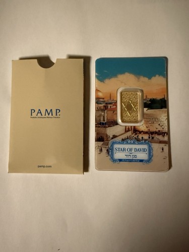 Goldbarren pamp star of - pamp,