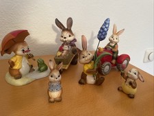 Goebel 6 Osterhasen Sammelfiguren