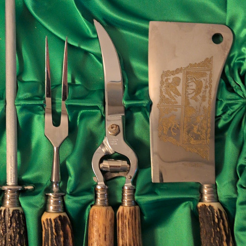 Tranchier set edelstahl - edelstahl, mit