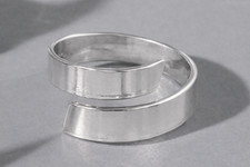 Damenring Silber offen modern