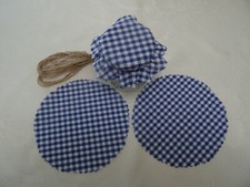 12 Stoff-Deckchen-Set /
