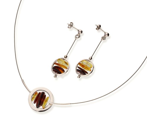 925 silber schmuckset collier - silber, schmuckset,collier