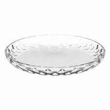 Leonardo Teller CUCINA OPTIC Speiseteller Glasteller Glas Transparent 18 cm
