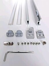 Ikea Laufleiste und Beschwerung für Schiebegardine Silber 