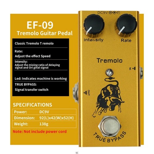 Tremolo effektpedal für - tremolo,