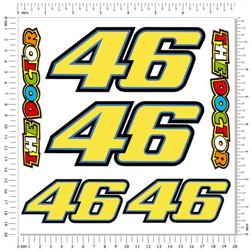 Valentino rossi der - vr, 46