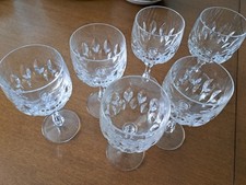6 Bleikristall Weingläser Firma Joska