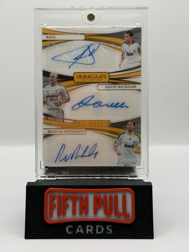 Panini immaculate beckham raul - beckham,