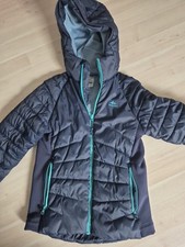 Quechua Winterjacke 123 130 PADDED HYBRID MH500 TW GIRL NAVY 7-8 Neu Jacke 