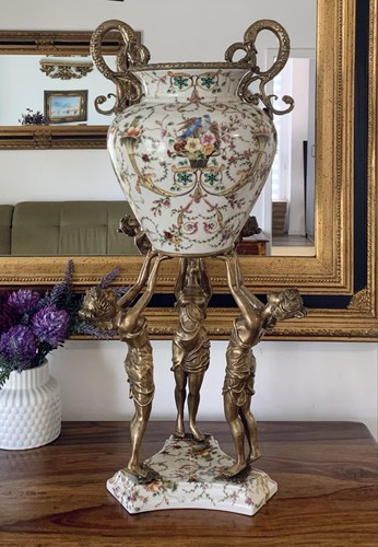 Porzellanvase jugendstil - porzellanvase,