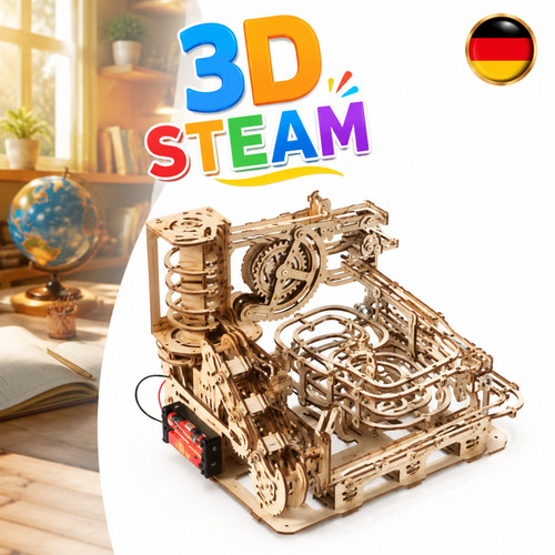Puzzle murmelbahn mit - 3d,
