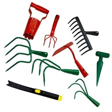 Gartengeräte Set 9-tlg. Hacke