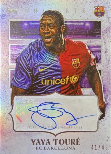 Topps tribute yaya touré - tribute,
