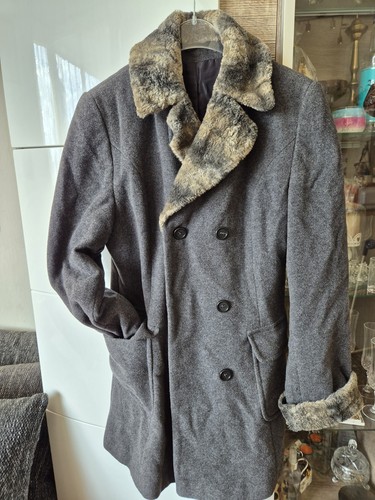 Damen wintermantel grau - damen,