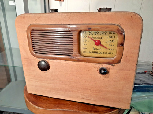 Philco antik radio broadcast - philco,