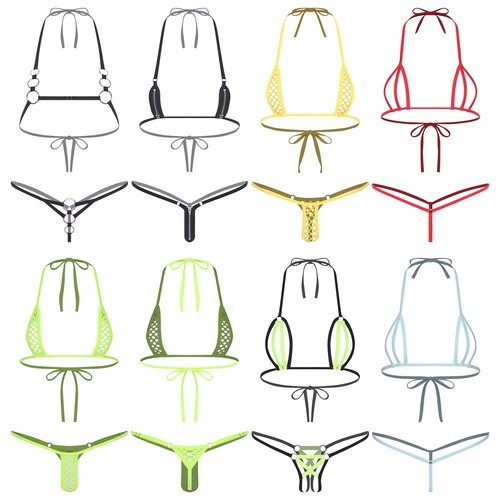 Damen sexy mikro lingerie - mikro,