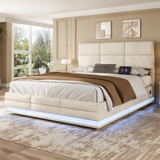 Polsterbett Kunstleder