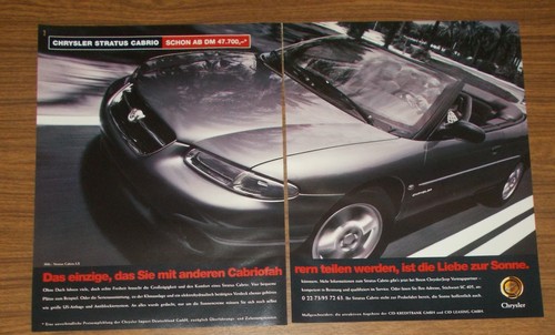 Seltene werbung chrysler - seltene,