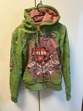 Ed Hardy Christian Audigier Lederjacke