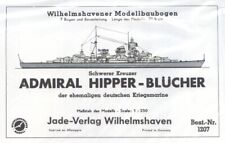 Jade Verlag 1207 - Schwerer Kreuzer Admiral Hipper Blücher , 1:250