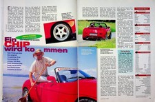 Sport Auto 07/1996 Fiat Barchetta von Fritsch mit 145PS im TEST auf 2 Seiten