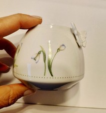 Villeroy & Boch Colourful Spring Teelichthalter Kerzenhalter Schmetterling weiß