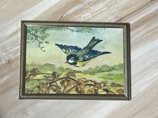 Vogel im Anflug Bild eventuell aus Öl