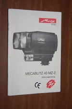 Gebrauchsanleitung für Mecablitz 40 MZ-2 von Metz