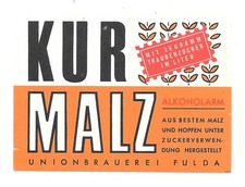 Bieretikett Union-Brauerei