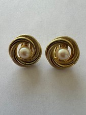 3021 Vintage Swarovski Perlen Ohrclip 20mm