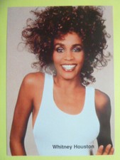 Whitney Houston - Infothek Musik Autogrammkarte (unsigniert)