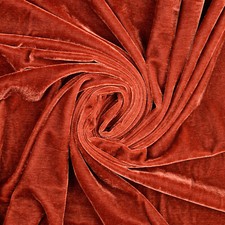 STRETCH SAMT Stoff Velour