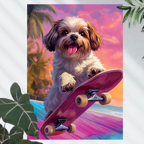 Shih tzu hund - hund, auf