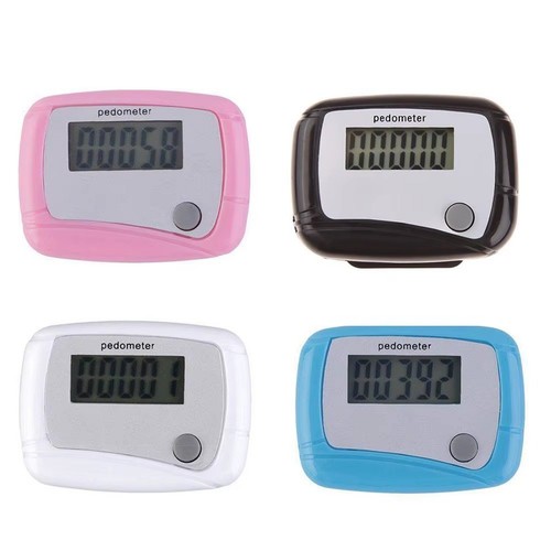 Lcd clip schrittzähler - lcd, on