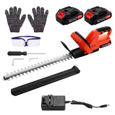 Akku Heckenschere 21V mit 2 Akkus und Schnellladegerät Schnittlänge 510mm