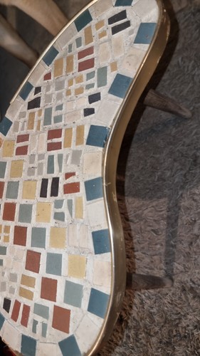 Vintage mosaik beistelltisch - mosaik,